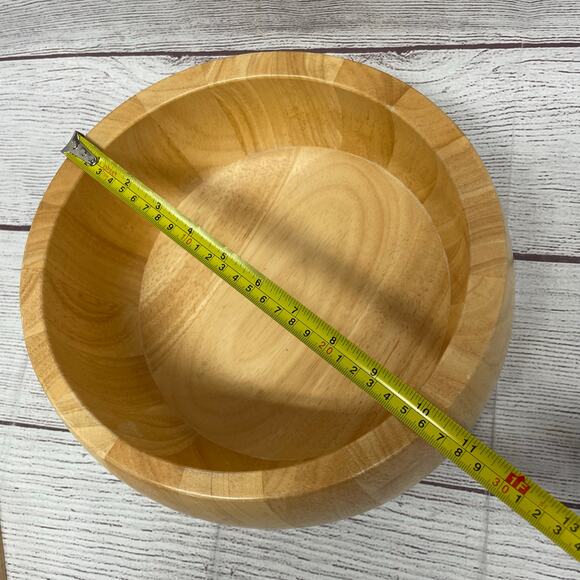 Dansk Graves Studio Wood Slope Salad Bowl - Picture 11 of 11